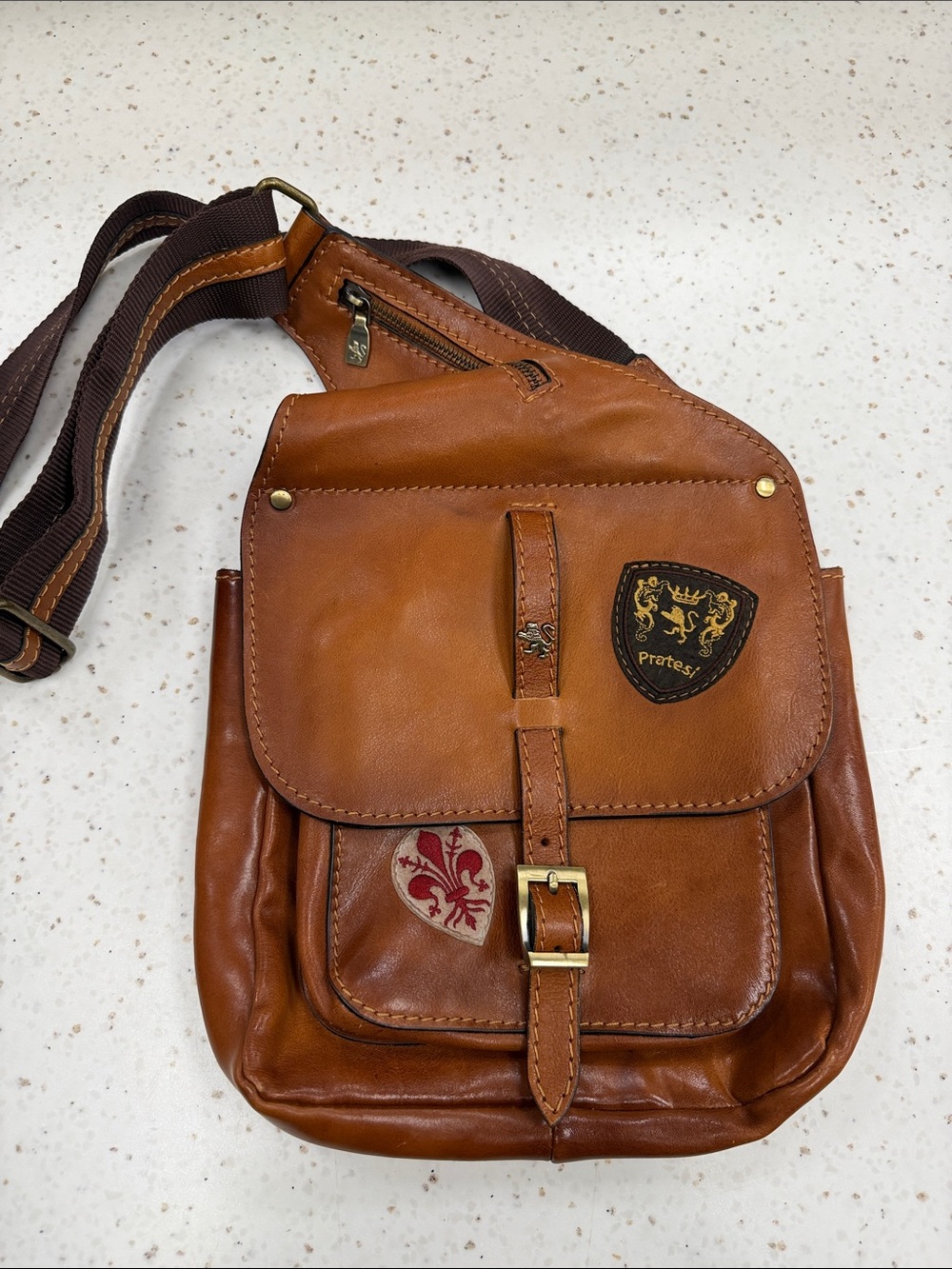 Pratesi Bisaccia Cross Body Bag